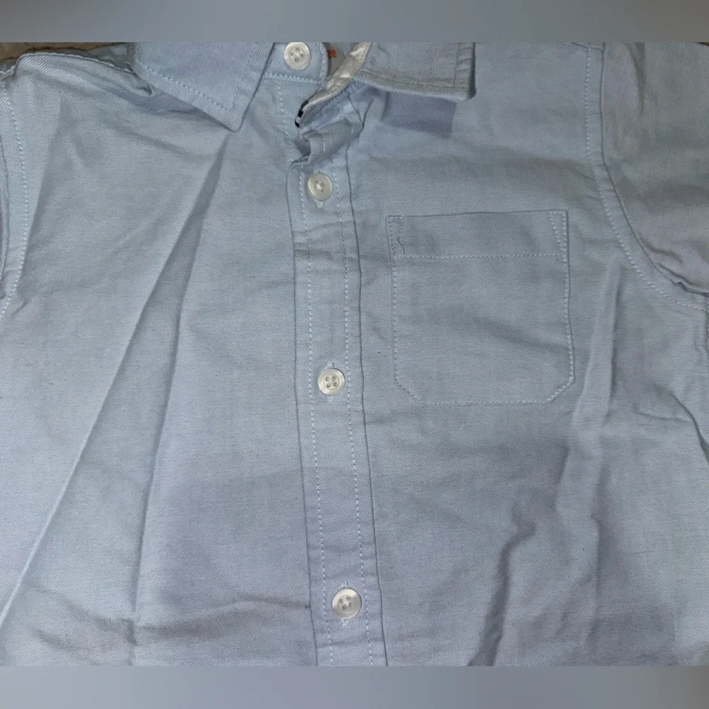 Gymboree Boys Light Blue Oxford Button Down Shirt Size 4T